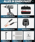Portable Handheld Welder Gun With 5 Level Current, IGBT Arc Welder For DIY Home Garage, 110V, including accessories
