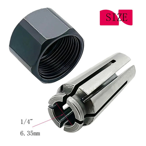 Replacement Collet Nut For One Quarter Inch Collet Routers And Angle Grinders Compatible With 2723-20 2784-20 2784-22