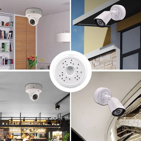 Bullet Camera Junction Box Mount Bracket For Outdoor And Indoor CCTV IP54 Weatherproof Housing With Wire Management