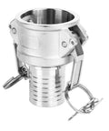 Heavy Duty 304 Stainless Steel Camlock Fitting For A Snappy Quick Hook Up 1.5 Inch Hose Coupling and Cam Lock Pipe Connector.
