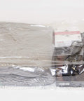 10 Pack Clear Vinyl Zippered Storage Bags With Display Pocket, 9 x 11 x 2 Inches, showing organized linens and crafts inside.