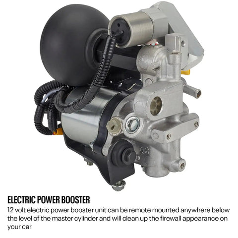 Electric power booster unit for brake systems, 12 volt design, part of Built Tough Electric Brake Booster And Master Cylinder Kit.