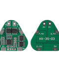 Six Pack 3S 8Amp 12V 18650 Lithium Battery Protection Board BMS Module showing dual-sided circuit design for battery management.