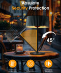 Electric Outdoor Infrared Heater 1500W For Indoor And Outdoor Patio Use IP55 Waterproof Fast Quiet Heating Tip Over Protection