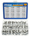 Premium Slow Blow Glass Fuse Kit 120 Pc Value Pack 12 Fuse Types 0.5A To 10A 5x20mm 250V Clear Storage Case