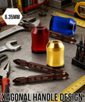 Magnetic Screw Ring Set With Three Ph2 Bits And Universal Bit Holder for DIY home repair tools on workbench
