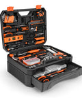 328 Piece Home Tool Set With Toolbox Storage Case And Drawer Organizer All In One Hand Tool Kit For DIY Projects And Home Repairs