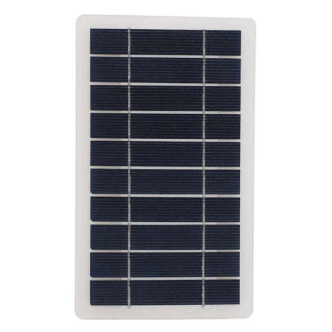 Rectangular Awesome 5W Solar Panel Charger for Home and Outdoor Security Cameras with monocrystalline cells