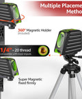 Self Leveling Laser Level With 150 Feet Range Pulse Mode Red Cross Line 150 Degree Vertical And 130 Degree Horizontal Projection