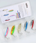 Fishin Casting Spoon Lures For Saltwater And Freshwater With Unpredictable Action And Balanced Weight That Attracts Bass Trout