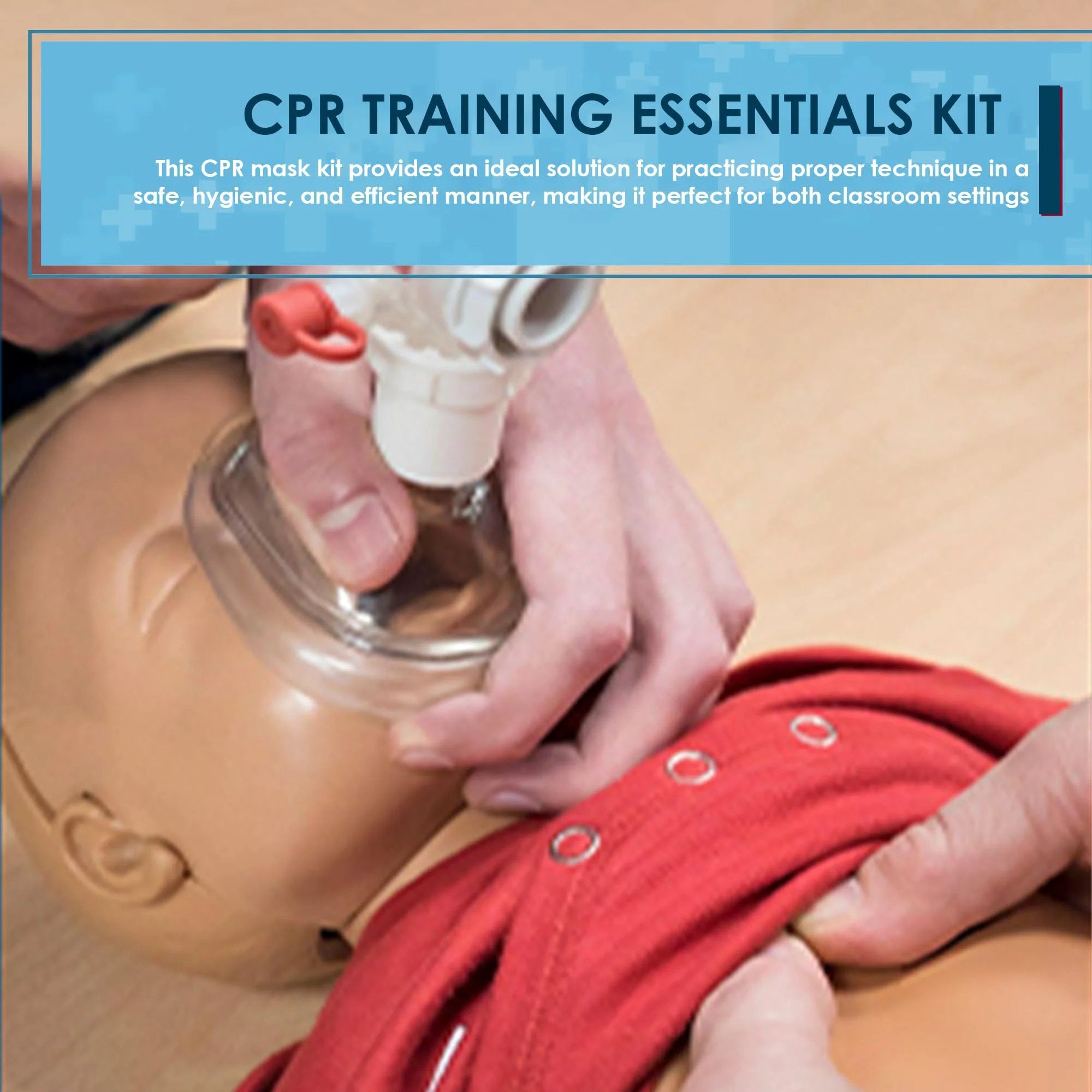 Emergency CPR Mask Kit For All Ages ✓