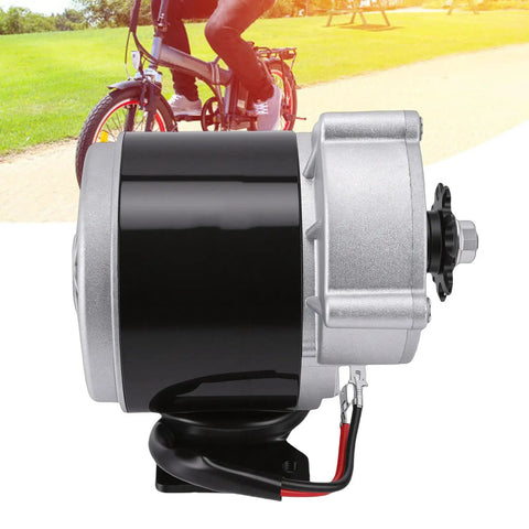 Beefed Up Gear Reduction Electric Motor Kit 12V 500W with Speed Knob Controller and Reversing Switch for bikes and scooters