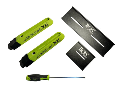 Bow Products Low Profile Clamping Kit for CNCs, T-Track, Workbenches, and More | Taylor Tools Bow Products Low Profile Clamping Kit for CNCs, T-Track, Workbenches, and More | Taylor Tools