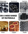 1/4-18 NPT Pipe Tap And 7/16 Inch Drill Bit Set Carbon Steel Tough As Nails Hand Threading Plumbing Tools For DIY Plumbers And Mechanics Durable NPT Tap Kit With Storage Box compatible with metal, aluminum, cast iron, brass, copper, and plastic materials
