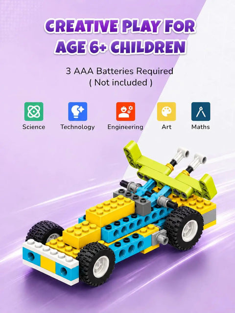 Hands On 50 In 1 STEM Science Kit For Kids Ages 8 12 Motorized Building Toy For Boys And Girls Educational Engineering Set Birthday Gift assembled car model
