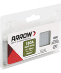 Top Shelf One And A Half Inch Eighteen Gauge Brad Nails In A Full Thousand Count Steel Pin Pack, 1000 count, 18 gauge steel nails in packaging.