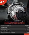 High Grade Dual Mass Flywheel Replacement Fits Ford Mustang 2011 To 2014 With 37 Liter V6 Motor smooth specifications view