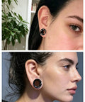 Silicone Ear Gauges Tunnels Plugs For Ears 10mm 00G Black Invisible Stretching Kit For Women Men