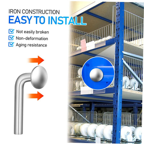 Heavy Duty Drop Pin Latch Clips For Pallet Rack Shelving 100 Piece Set Rust Proof Beam Safety Lockpins Rock Solid Warehouse Storage Assembly Snap Fasteners That Grip Tight