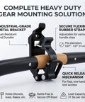 Heavy Duty Shovel Mount For Roof Rack With Metal Rubber Axe Holder And Quick Release Clamps For Trucks red roof rack