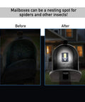 Motion Activated LED Light With Easy Install And Water Resistant Build, Black Finish, Weatherproof Sensor Lighting For Hallways, Stairways, Garage Or Indoor And Outdoor Use on mailbox