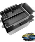 Subaru Crosstrek Center Console Organizer Tray Dual Layer Storage Box for 2024-2026 models shown with car image