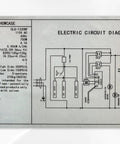 Electric circuit diagram for Heavy Duty Commercial Display Refrigerator Three Section Hinged Glass Door Upright Fridge Cooler.