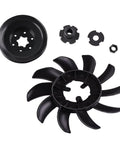 Fan and Pulley Kit for Hustler Raptor and Raptor SD Ride-On Mowers, Replaces 72134, Fits Left and Right Transmission System