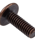 Snag These Dope Antique Copper Truss Head Machine Screws For Cabinet Door Knobs And Dresser Drawer Pulls Pack Of Twenty Five Half Inch Threaded Hardware To Fix Up Your Sweet Setup Now, showing a close-up of the screw design.
