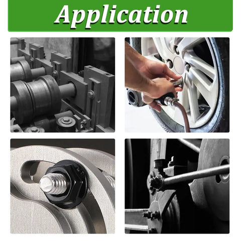 Top Shelf M8 X 30mm Full Thread Flanged Hex Head Bolts With Flange Nuts Flat And Lock Washers 10 Piece 10.9 Grade used in automotive applications.
