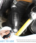Heavy Duty Manual Fuel Transfer Pump With High Flow Rubber Bulb Primer And One Way Vacuum Line for easy liquid transfer from tanks.