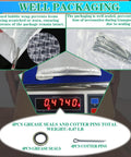 Trailer Axle Hub Grease Seal Kit 4 Pack With Cotter Pins 2.25 Inch ID packaging and weight measurement
