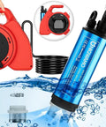 Portable Battery Powered Transfer Pump 635GPH 120W Compatible With Milwaukee 18V Battery with hose and fittings
