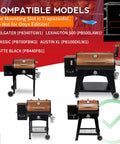 Replacement Pro Grade Digital Control Board For Copper Series Wood Pellet Grill and Smoker Tailgater Lexington Classic Austin XL Matte Black CAT02PGAMP Compatible grills with text overlay.