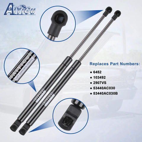 Toyota Avalon Front Hood Struts Shocks Lift Supports Gas Springs Replacement Kit For 2005 2012 Models detail view