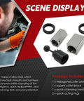 Beefy 5C Collet Block For Lathes And Mill Machines Featuring Hex Square Mount Accepting 1/16 To 1 1/8 Inch Bars Forged From Tough Alloy Steel With Secure Collet Closer For No Nonsense Daily Shop Tasks.
