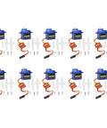 Ten Pack Micro Servo Motors Built From Abs Plastic Kickin Torque Smooth Operation For Rc Airplane Models DIY hobby with accessories.