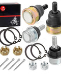 Beefed Up Upper And Lower A Arm Ball Joint Kit For Recon 250 TRX250 2X4 ES 1997 2023 Includes 2 Upper Joints 2 Lower Joints And Circlips Replacement Durable OEM Style, ball joints and circlips
