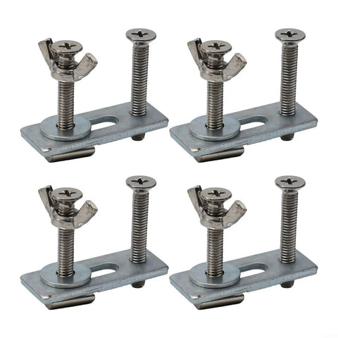 Solid Zinc Aluminum T-Track Hold Down Clamps Set Perfect For CNC Router Woodworking Jobs And 3018 Pro Engraving Machines with M6 fitment.