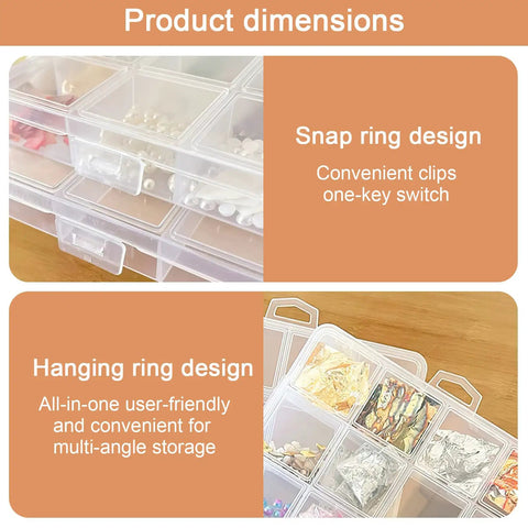 Keep Your Setup Hella Organized With This Solid Clear Plastic Storage Box Featuring 28 Compartments For Jewelry Beads Fishing Tackle Tool Parts And Craft Supplies Without Having To Mess Around Anymore