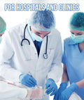 Doctors wearing Three Piece Lab Coat Set With Elastic Cuffs For Men Women Unisex White Long Doctor Jacket Medical Lab Coat in surgery