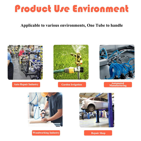 Heavy Duty Aluminum Solenoid Valve 4V210-08 used in auto repair, irrigation, manufacturing, woodworking, repair shop