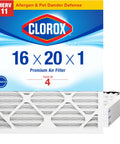 Beefed-Up 16x25x1 Air Filter Pack of 4 With MERV 11 Pleated Filtration for Dust Pollen and Pet Dander Fits Most Standard HVAC