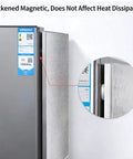 Heavy Duty Magnetic Heat Shield Mat Self Adhesive For Kitchen Setup Custom Cut Fireproof Aluminum Insulation Panel installed on fridge