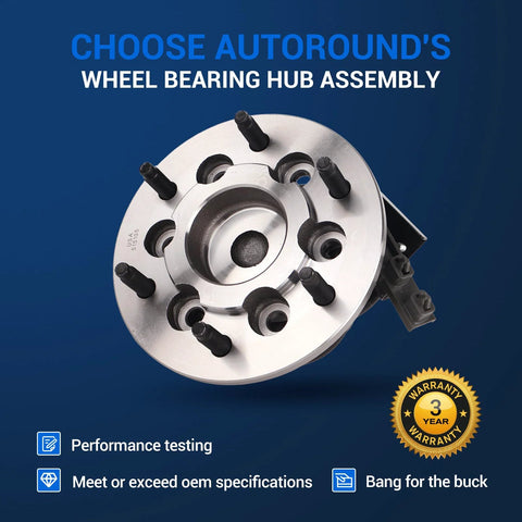Front Right Wheel Hub And Bearing Assembly For 2004-2008 Chevy Colorado, GMC Canyon, Isuzu I-280 I-290 I-370 With 6 Lug ABS