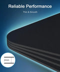 XL Large Gaming Mouse Pad With Ultra Smooth Surface And Non Slip Rubber Base, Washable Desk Mat corner view showing thickness