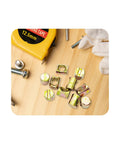 24Pcs M8x14mm Barrel Nuts Cross Dowels Slotted Nuts Hardware Replacement Kit for Bunk Beds Headboards Chairs and Furniture