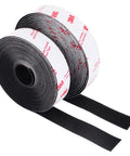 Heavy Duty Hook and Loop Tape 1 Inch by 20 Feet Self Adhesive Interlocking Strips for Back Mounting and Picture Hanging Nylon Reclosable Fasteners