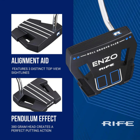 Extra Long 38 Inch Putter With 16 Inch Grip For Maximum Reach And Stability, Offset Bent Steel Shaft, High MOI For Consistent Alignment, Includes Putter Headcover, 2 Degree Loft, 70 Degree Lie, Golf Club