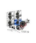 Upgraded Electric Drill Plate Cutter With Dual-Wheel Metal Nibbler System For Aluminum Steel Copper, showcasing nibbler tool and accessories.